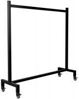 Kleiderständer Gisborne 120x38x120 schwarz