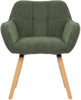 Esszimmerstuhl Vienna Cord natura grün 