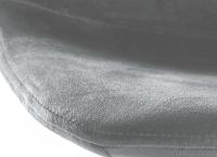 Barhocker Divo Samt Schwarz grau 