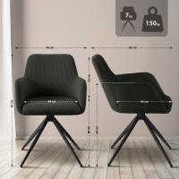Esszimmerstuhl Olema Cord grün 