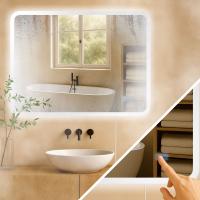 Badspiegel Jericho 60x80 ohne Bluetooth klarglas 