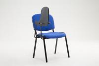 Stuhl Ken mit Klapptisch Stoff blau 