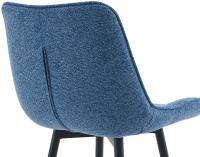 2er Set Barhocker Dartford Stoff  blau 