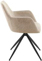Esszimmerstuhl Olema Stoff taupe 