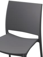 2er Set Stuhl Meton dunkelgrau 