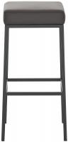 2er Set Barhocker Montreal 85 Kunstleder schwarz braun 