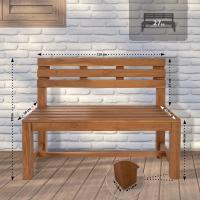 Teakbank Augusta 120 cm teak 
