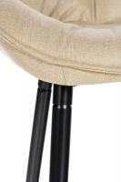 Barhocker Gibson Stoff creme 