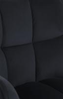 Esszimmerstuhl Swing Samt schwarz schwarz 