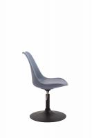4er Set Esszimmerstühle Maverick B Kunststoff grau 