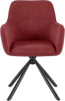 Stuhl Tipton Cord bordeauxrot 