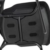 2er Set Besucherstuhl Volga schwarz 