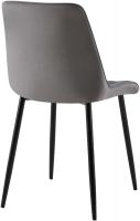 Esszimmerstuhl Gifford Samt dunkelgrau 