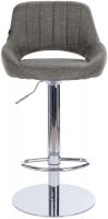 2er Set Barhocker HD Milet C Stoff grau 