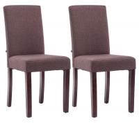 2er Set Esszimmerstuhl Ina Stoff cappuccino braun 2er Set Esszimmerstuhl Ina Stoff cappuccino braun