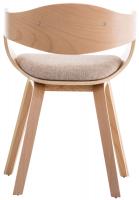 2er Set Stühle Kingston Stoff natura/creme 
