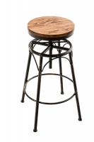 2er Set Barhocker Beam bronze 