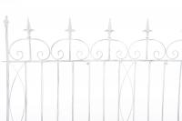 Gartenzaun Mangold antik weiß 