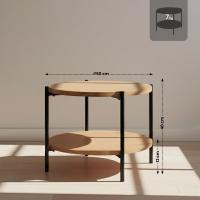 Couchtisch Edduma 50 cm natura Couchtisch Edduma 50 cm natura