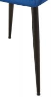 2er Set Esszimmerstuhl Emia Samt blau 