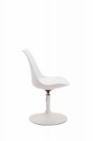 4er Set Esszimmerstühle Maverick W Kunststoff weiß 