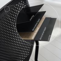 Stuhl Kaber schwarz/schwarz 