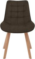 Stuhl Brook Cord braun 