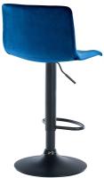 Barhocker Hover Samt B blau 