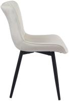 Stuhl Brady Samt creme 