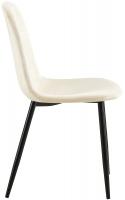 Stuhl Giverny Samt creme 