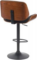 Barhocker Beverley B Kunstleder walnuss/schwarz 