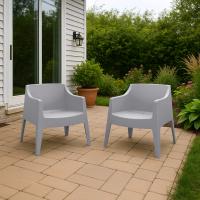 6er Set Stühle Bartal grau