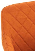 2er Set Esszimmerstuhl Shila Stoff orange 