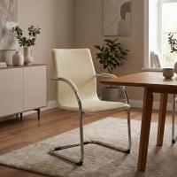 Besucherstuhl Noeleen creme 