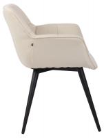 Esszimmerstuhl Roseville Stoff creme 