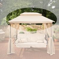 Stoff-Dach für Kenia Hollywoodschaukel creme 