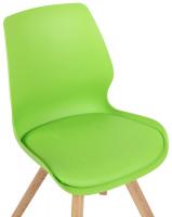 2er Set Stuhl Luna Kunststoff grün 