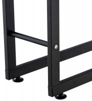 Kaminholzständer Keri V2 25x80x150 schwarz 