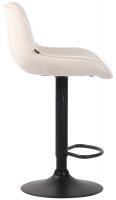 2er Set Barhocker Lentini Samt schwarz creme 