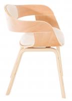 2er Set Stühle Kingston Kunstleder natura/creme 