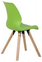 2er Set Stuhl Luna Kunststoff grün 