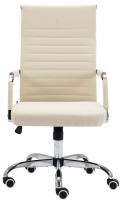 Bürostuhl Amadora Stoff creme 