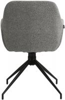 Esszimmerstuhl Merlinda Stoff Teddy grau 