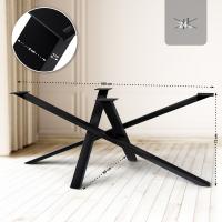 Tischbeine Finney 180x80x72 schwarz Tischbeine Finney 180x80x72 schwarz