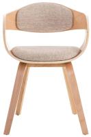 2er Set Stühle Kingston Stoff natura/creme 