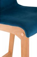 Barhocker Hover Samt Natura blau 