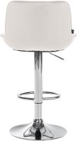 2er Set Barhocker Vonore Samt chrom creme 
