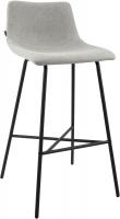 Barhocker Altona Stoff grau 