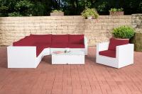 Set Kissenbezüge Tibera rubinrot 