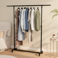 Klappbare Kleiderständer Soran 120x50x188 schwarz